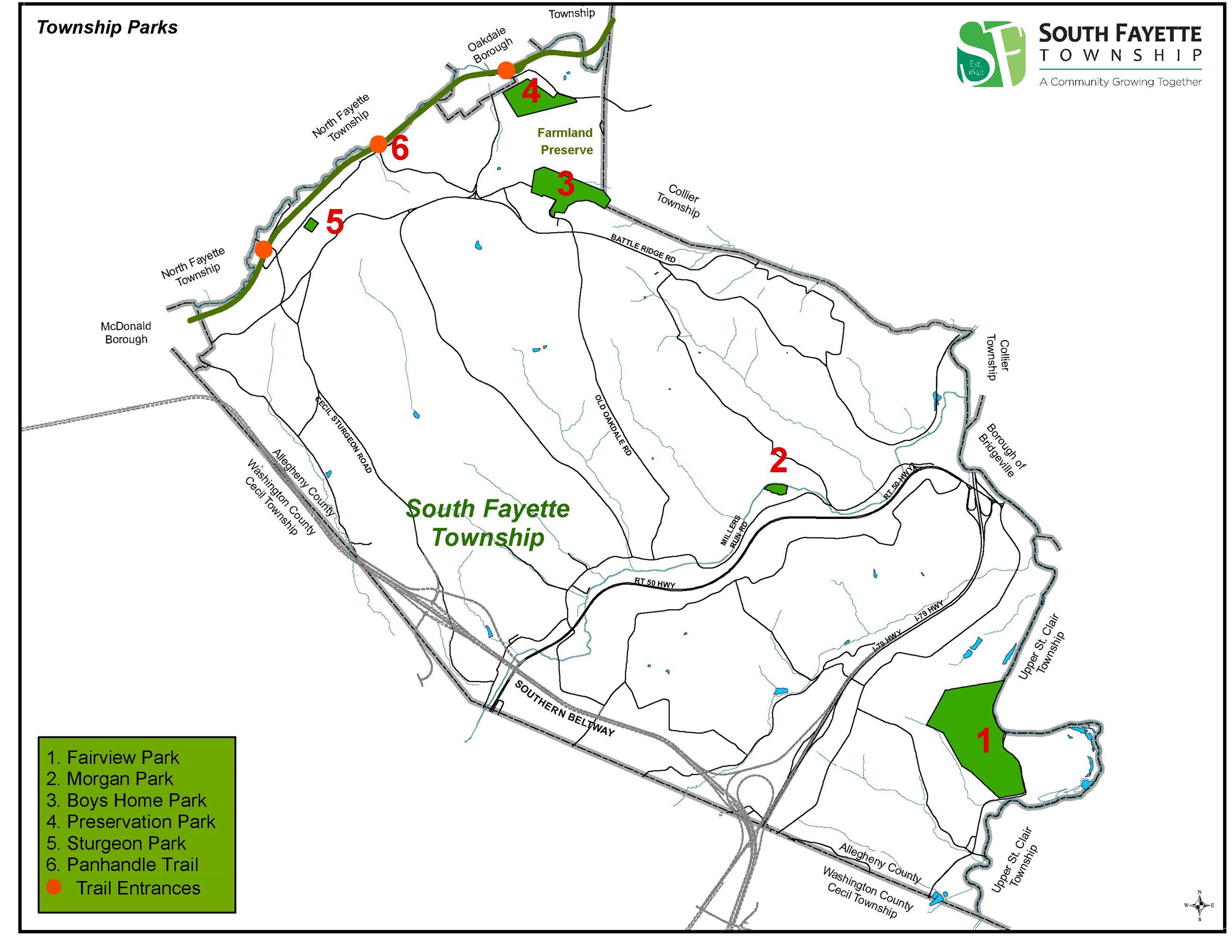 Parks and Recreation Map - 2019