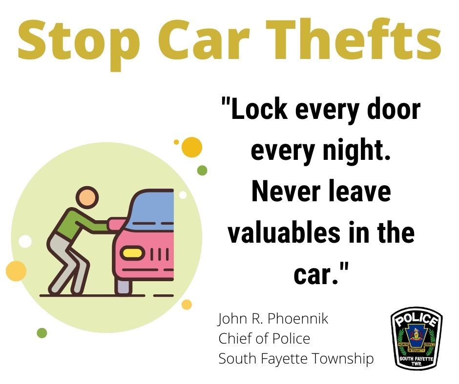 Stop car thefts