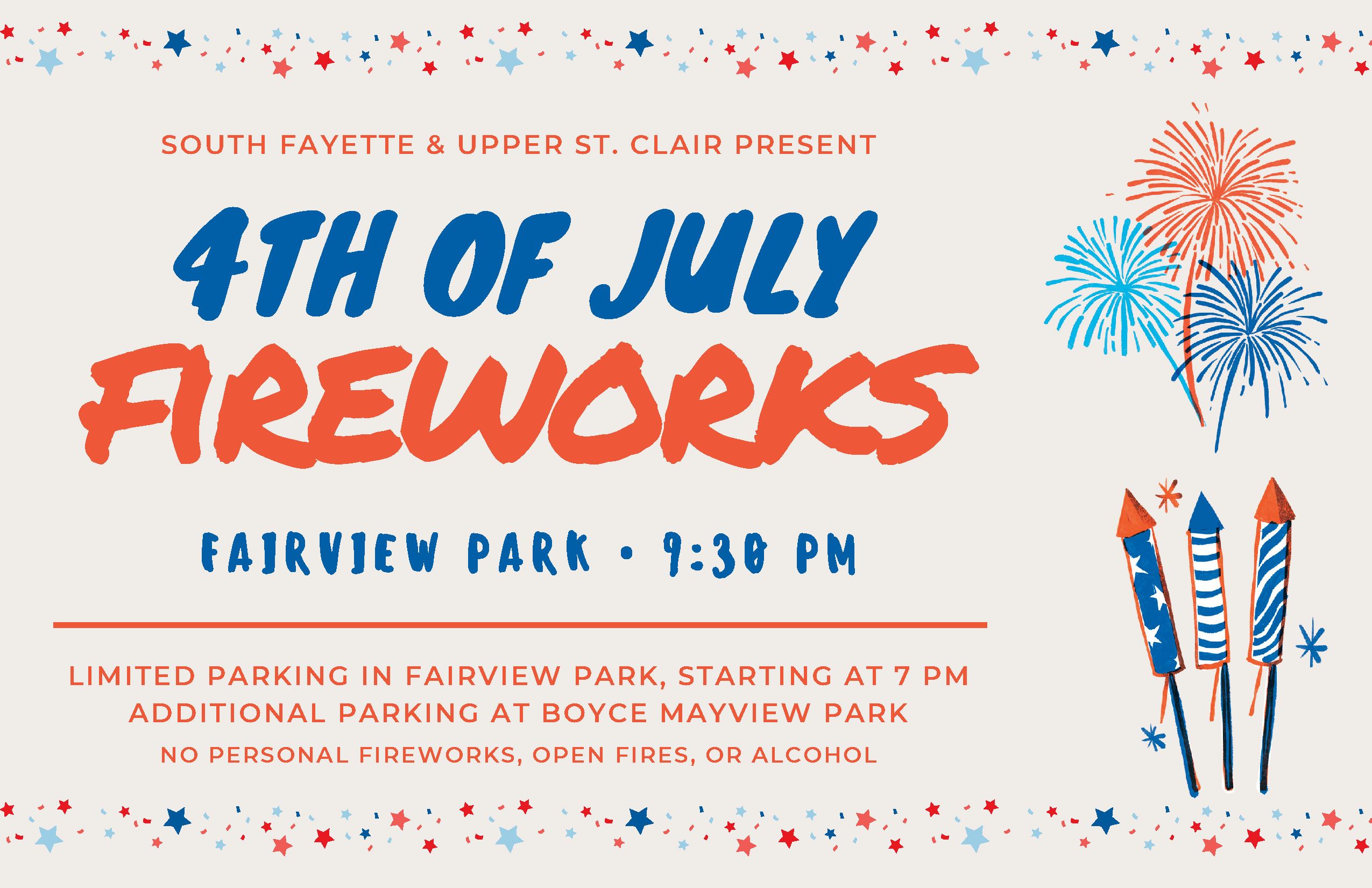 Fireworks 4th of July 2023