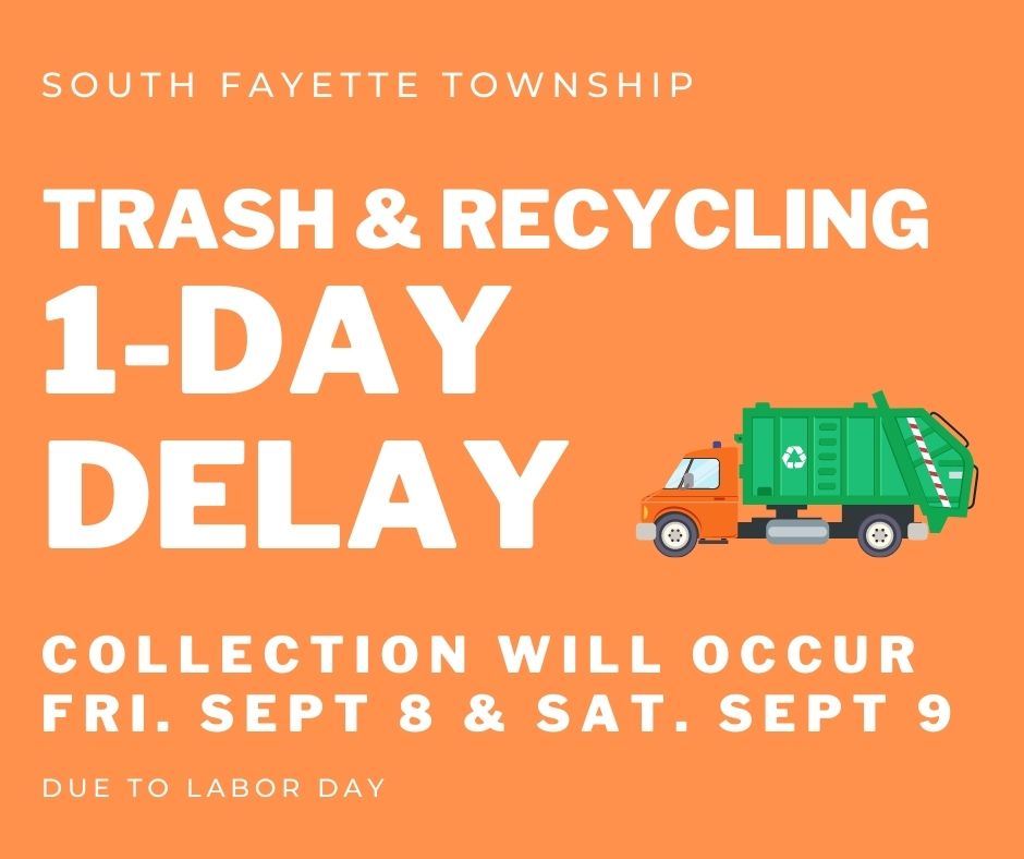 trash delay labor day