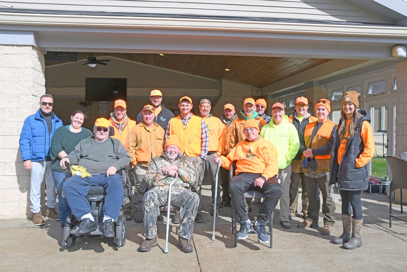 Hunters and volunteers