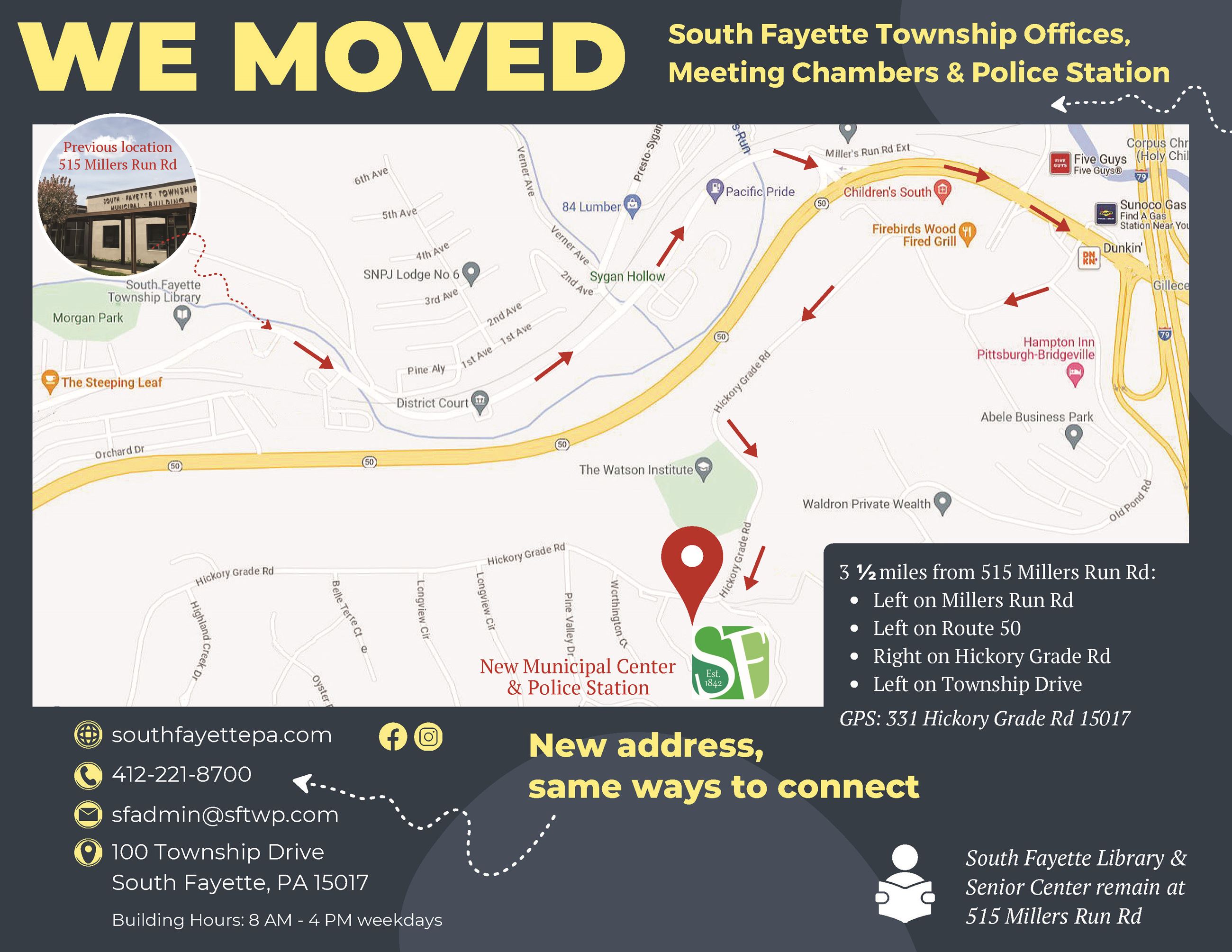 We are moving In person meetings by appt