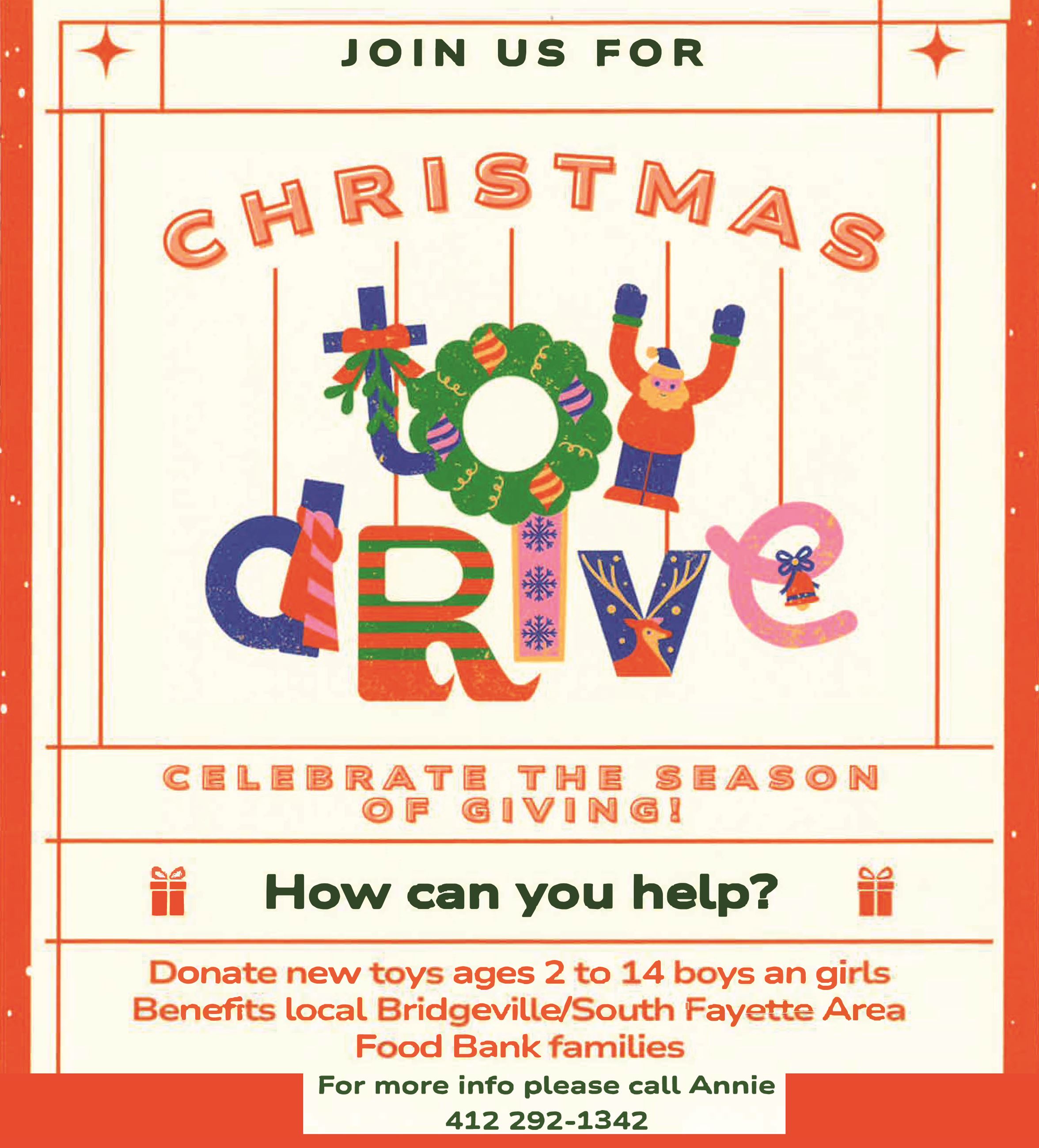 Toy Drive 2025 Flyer