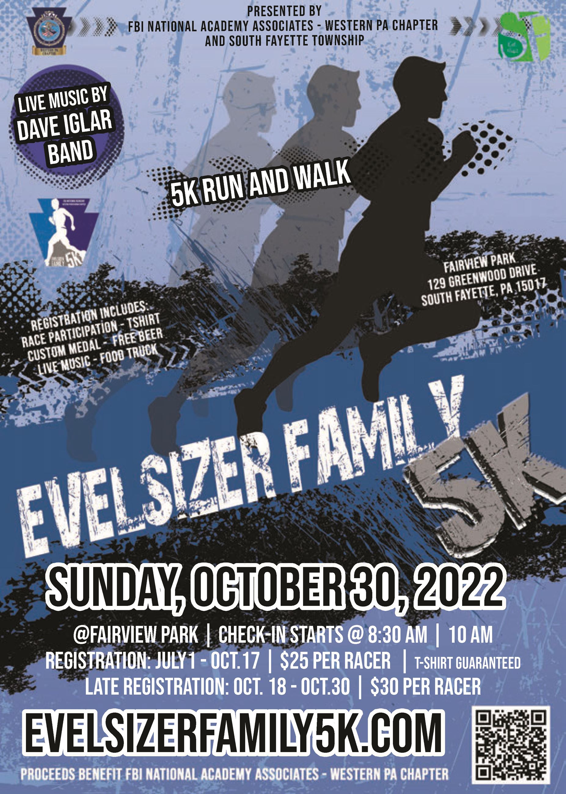 2022 Evelsizer 5k Flyer