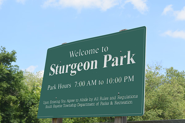 Sturgeon Park Sign